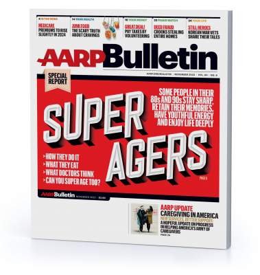 The November 2023 issue of AARP Bulletin.